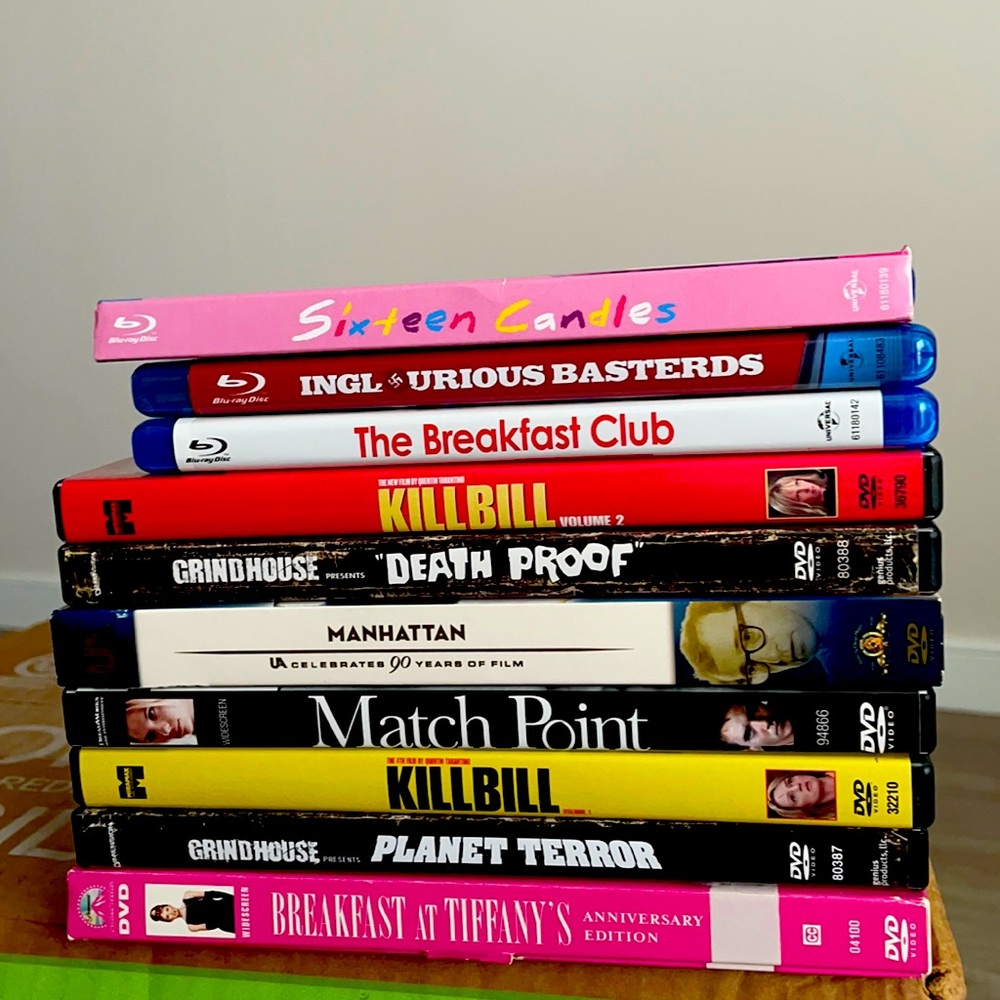 dvds and blu rays
